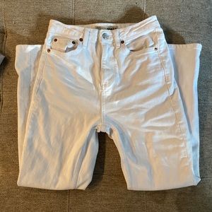 White top shop moto jeans